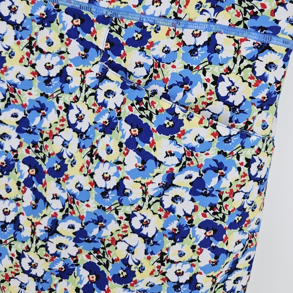 RLX Golf by Ralph Lauren Floral Print Pleated Performance 17" Skort Size Large - Picture 5 of 9